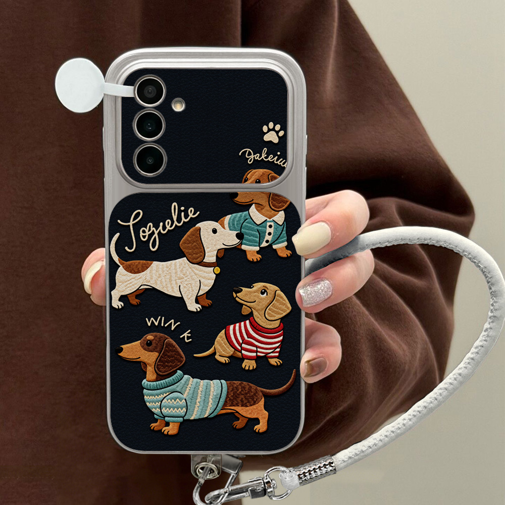 Camera Strap Leather - Чехол для телефона Samsung A56 A55