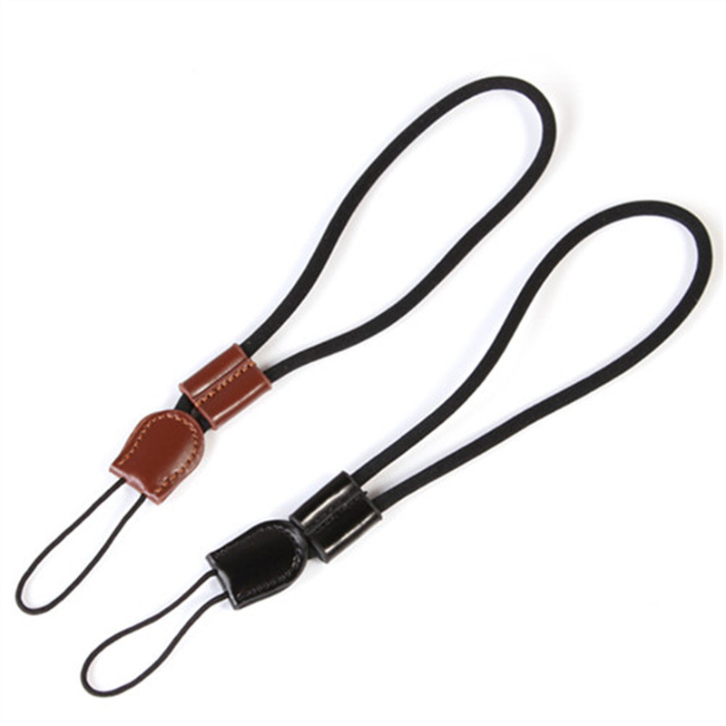 Camera Strap Leather - Хлопковый кожаный ремешок на запястье для