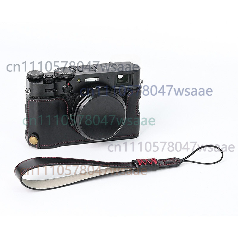 Кожаный получехол для FUJI X10 – обзор и цена Camera Strap Leather