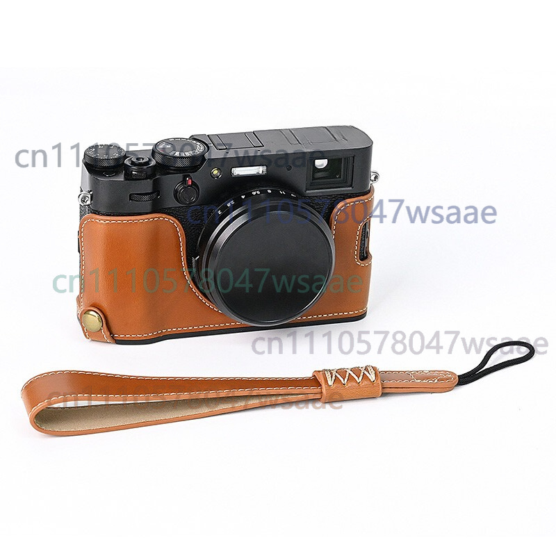 Кожаный получехол для FUJI X10 – обзор и цена Camera Strap Leather