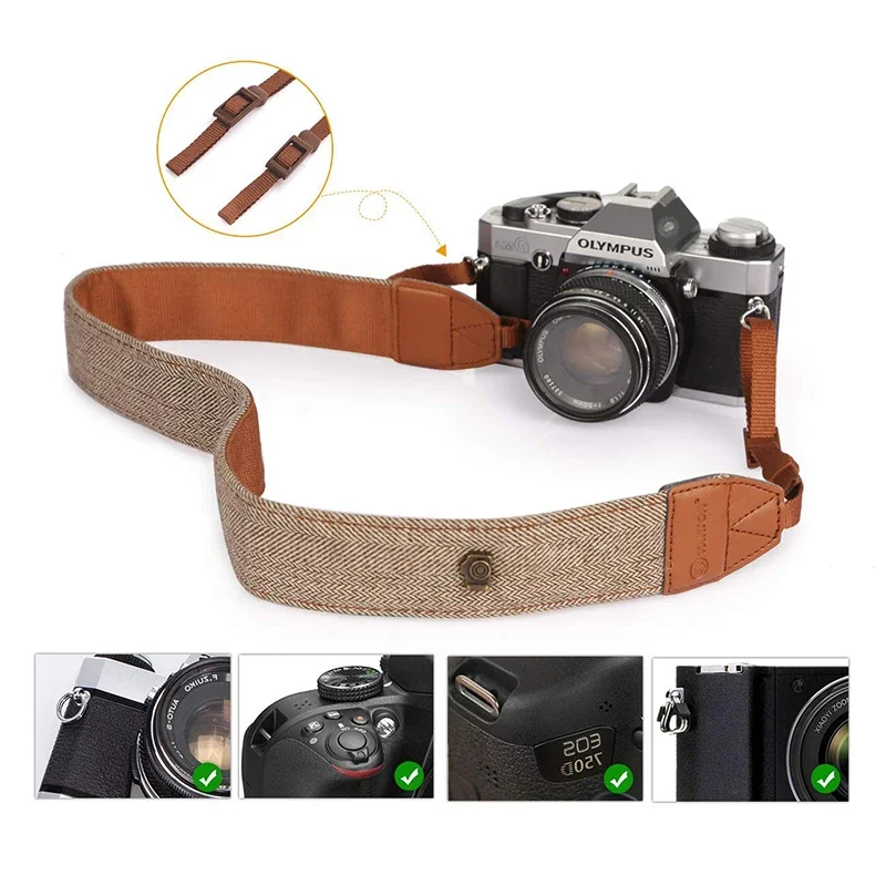 Портативный регулируемый ремен – обзор и цена Camera Strap Leather